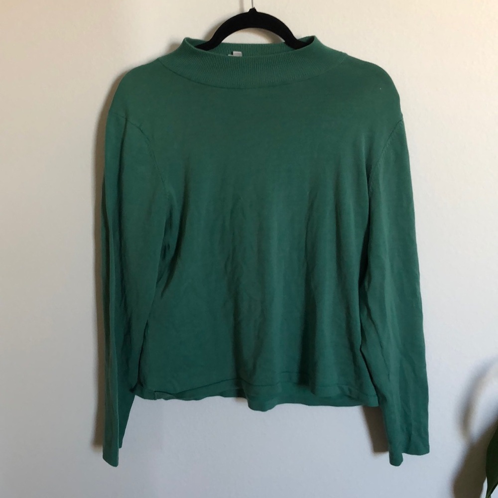 Mock turtleneck